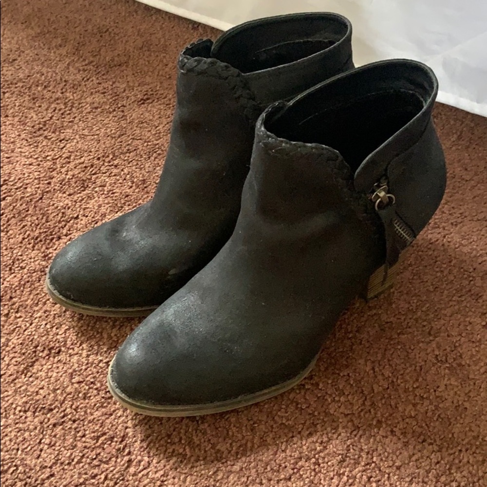 Cute black booties